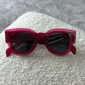 Bright Pink Hot Pink Celine Sunglasses